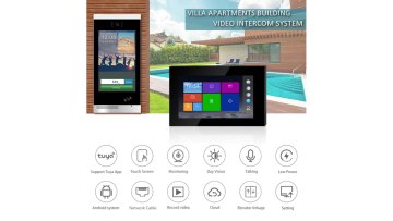 8/10 inch Tuya Intercom System Smart Wired DoorBell Camera Apartment IP Video Door Phone1