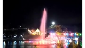 beautiful dancing fountain show