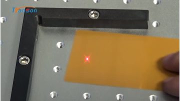 127 Fiber laser marking machine mark picture on aluminum.mp4