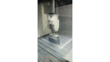 5 Axis mill cutting aluminum casting