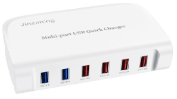  6-Port USB Quick Charger Power 84w