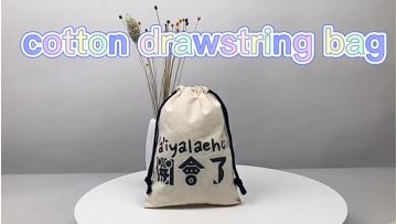  Cotton-canvas Drawstring Bags