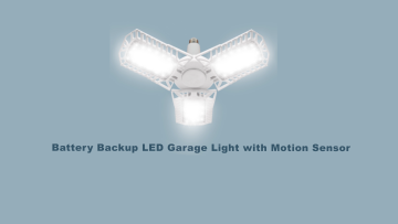 6000LM 60w led garage light with 3 adjustable panels Warehouse Workshop ufo led high bay light fixtures for garage1