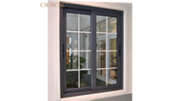 Exterior aluminum thermal break soundproof sliding window with electric roller shutter1