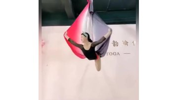 Direct selling indoor gradient Yoga air hammock fitness hammock1