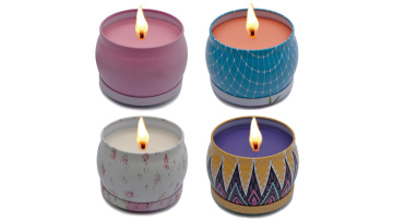 Bulk travel tin candles in stock