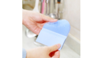 2020 New Creative Mini Round Dish Brush Silicone Toilet Cleaning Brush1