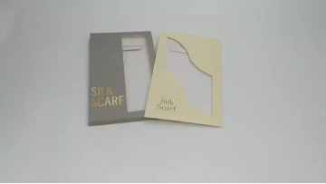 Custom Scarf Packaging Box Envelope