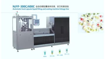 automatic capsule filling machine and sealing machine production line