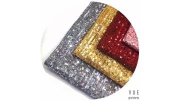 Tulle Mesh Sequin Fabric