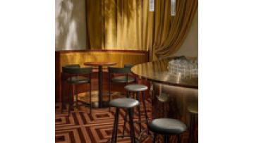 Low price  commercial furniture fast food shop wood and rope  chairs for restaurant1