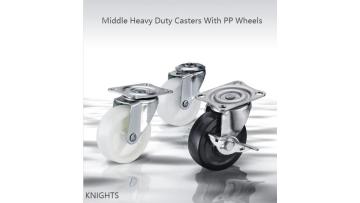 Middle Heavy Duty Casters With PP Wheels