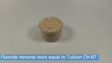 chelating resin for Fluoride removal 