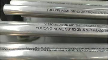 YUHONG ASME SB163 MONEL 400 SMLS TUBE