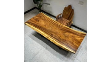 Ready to Ship 205*83*6.5cm Nature Live Edge Solid Walnut Wood Slab Wooden Restaurant Dining Kitchen Table1
