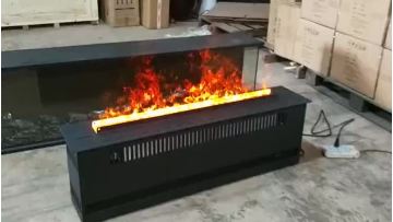 1200mm water steam fireplace  with heat function 