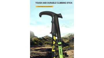 Camel 4 Sections Lightweight Solid Telescopic Climbing Stick Folding Aluminum Trekking Hiking Poles1