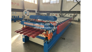 Double Deck Forming Machine for Colombia