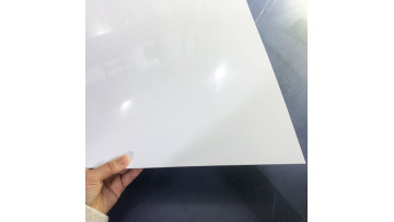 white glossy pvc sheet