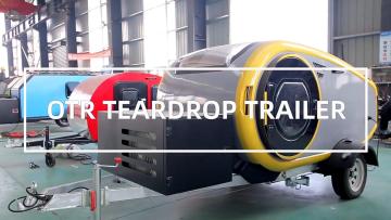 C-E Teardrop Travel Trailer Display