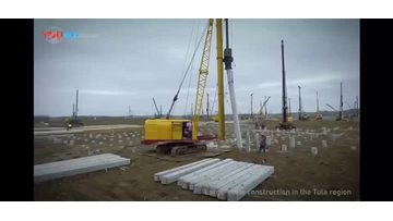 Construction of Tula major project in Russia