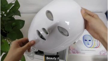 Luxury colorful led mask beauty face cosmetics collagen machine1