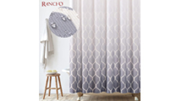 Wholesale custom designs luxury waterproof print european bathroom shower curtains1
