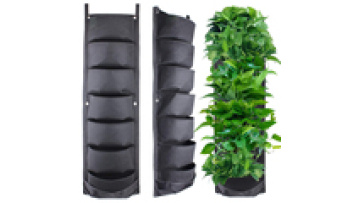Hanging Planters New Upgraded 7 Pockets Vertical Garden Wall Planter Grow Bags for garden yard wall decoration1