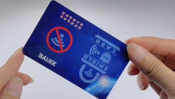 RFID blocking card  contactless credit card protector