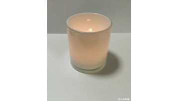 white color jar candle