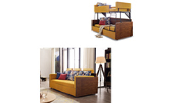 School Dormitory Sofa Bed Convertible to Bunk Bed Children Sofa Bunk Cum Bed1