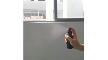 black aluminum spray bottle