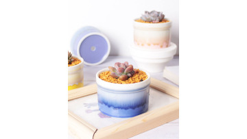 Xiaoqing Xinliu Glazed Flower Pot