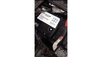RIMA H7 car AGM start stop battery installatio