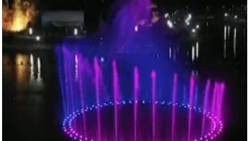 Dancing program controlled fountain