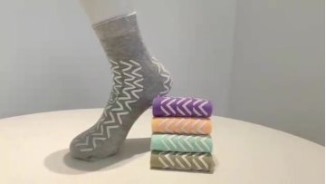 Family adult elderly foam glue colorful medical non-slip socks1