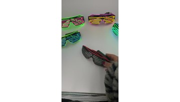 Fashionable LED Wireless Illuminated Glasses Window-Shades Formative Glasses For KTV, Party, Carnival, Bars And So On1