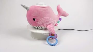 Whale Plush with Light and Sound