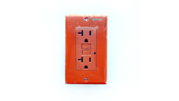 TGM20amp GFCI outlet orange color