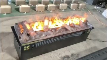 1000mm with wood logs and burning sound video