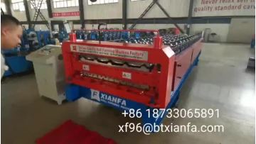 Double Layer Forming Machine for Canada