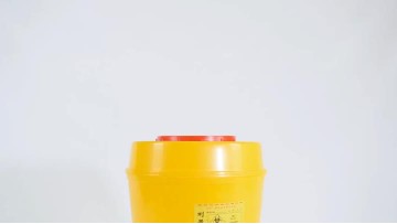 Yellow Sharps Container