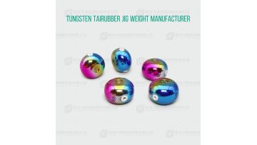 Tungsten alloy tairubber jig head