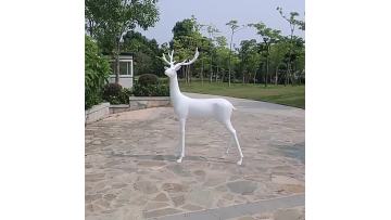Sika Deer Resin Sculpture
