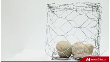 Galvanized Hexagonal Wire Mesh PVC Coated Gabion Box Stone filled Gabion Basket1