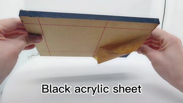 Factory directly 8' x 4' 1/8 1/4 3/8 milky white cast acrylic plexiglass board black acrylic sheet1