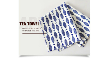 Fish tea towel