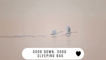down sleeping bag
