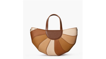 Unique Design Fan-shaped Leather Women's Bag