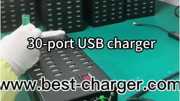 30-port USB charger